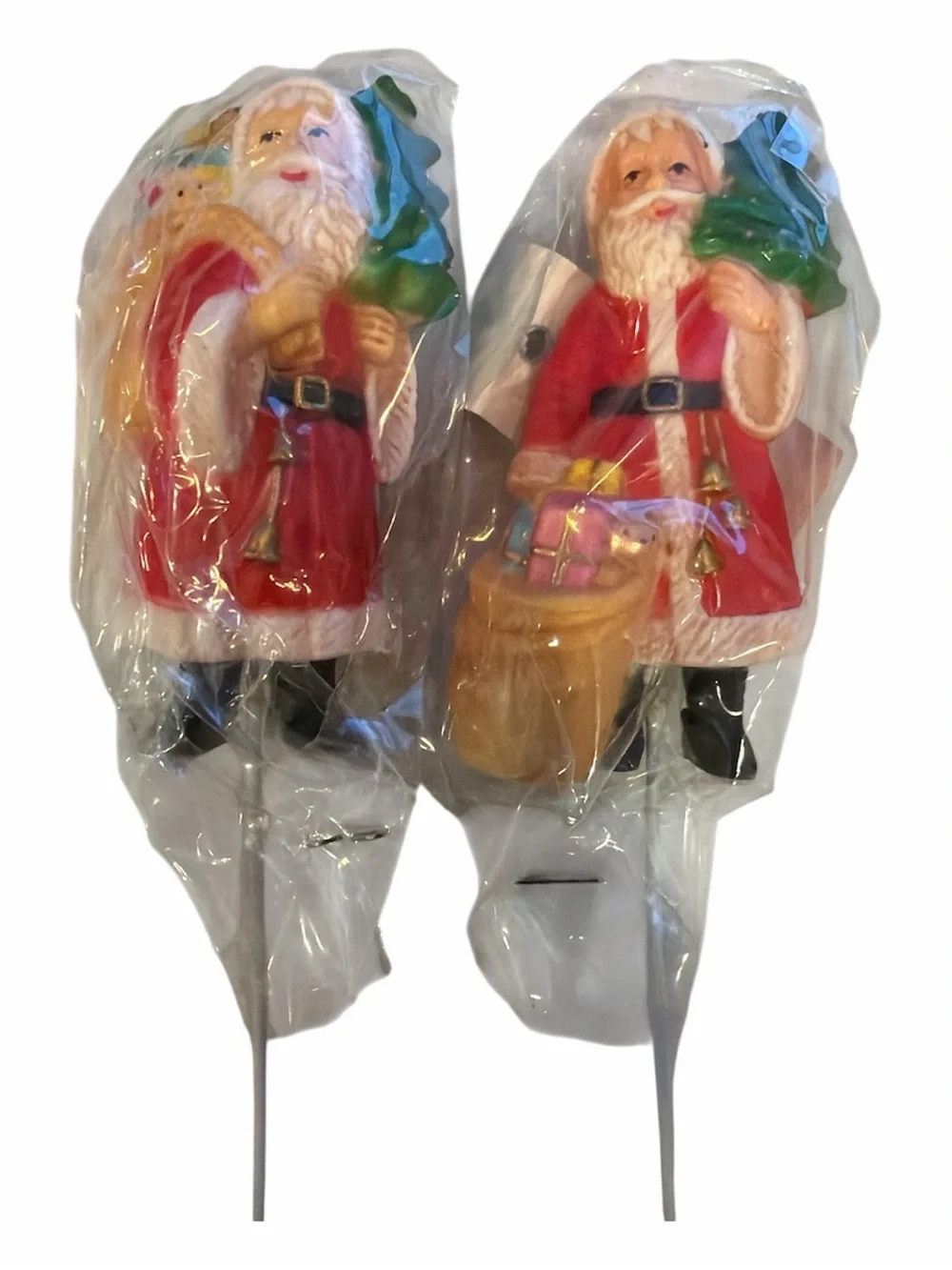 HF Co Hong Kong Santa holiday vintage 70’s wreath picks - set of 5